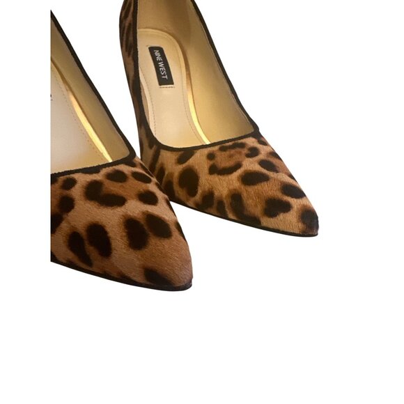 Nine West Womens 6M Leopard Print Stiletto Heels Office Professional - Picture 6 of 7